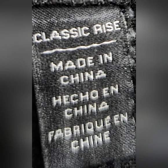 NWOT WHBM Distressed Black Classic Rise Skinny Ankle Embellished Jeans Size 4 - Picture 14 of 15